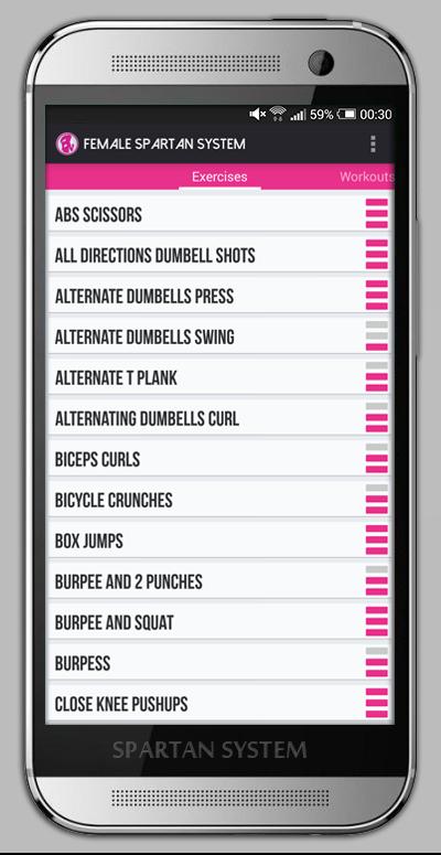 MMA Spartan Female Workouts & Exercises Free