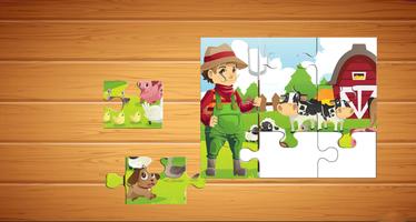 Farm Animals Puzzle For Kids
