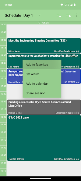 LibreOffice 2024 Schedule