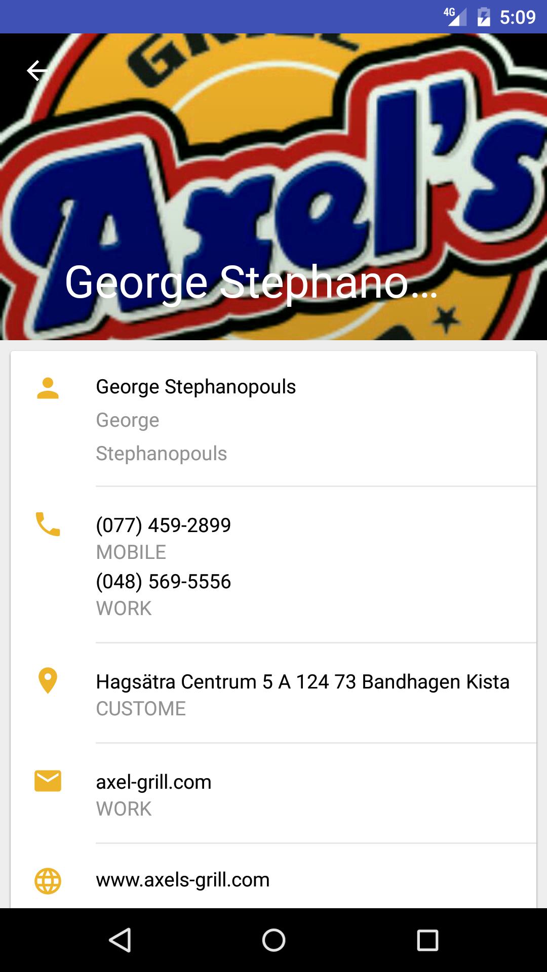 Mobile Contacts Library