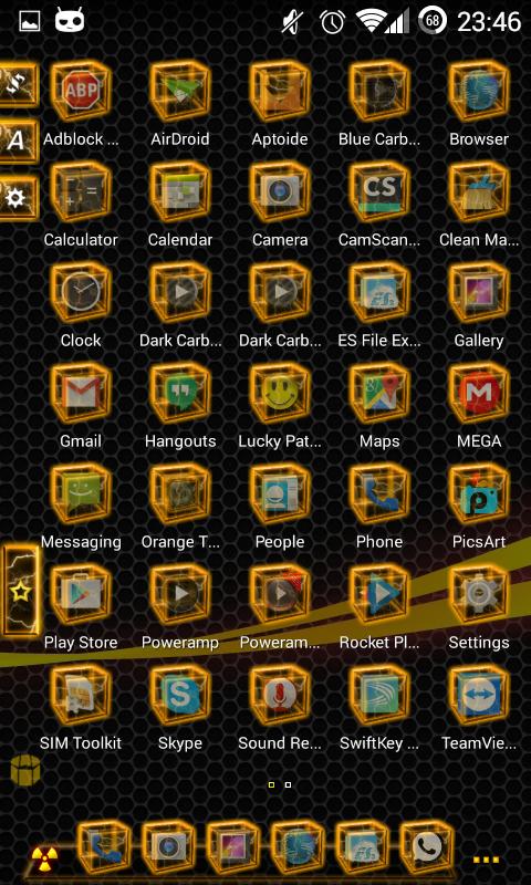 TSF Shell Theme Orange Th HD