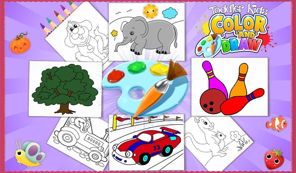 Toddler Kids Color And Draw