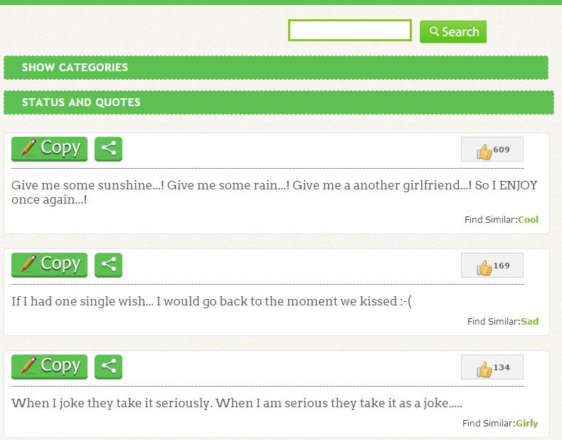 Everyday Status and Quotes