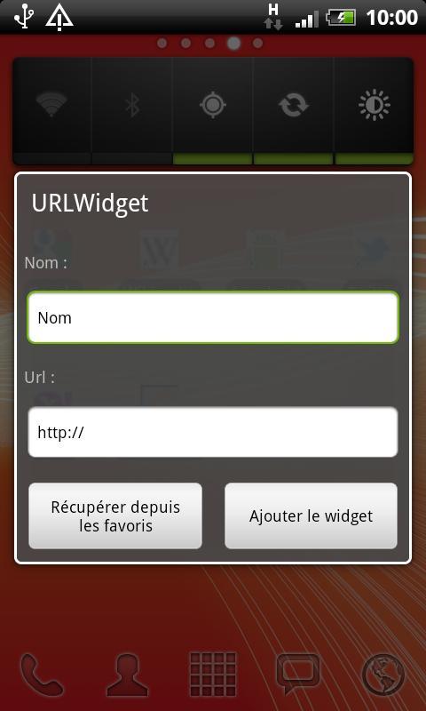 URL Widget
