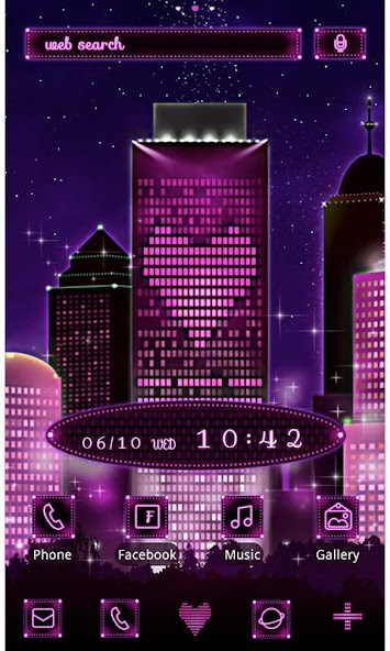 City Theme-Purple Love City-