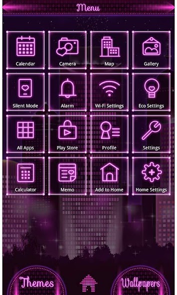 City Theme-Purple Love City-