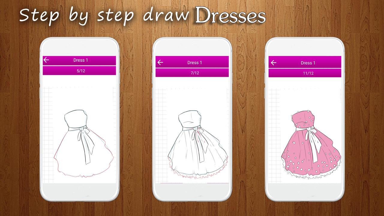 How to Draw Dresses