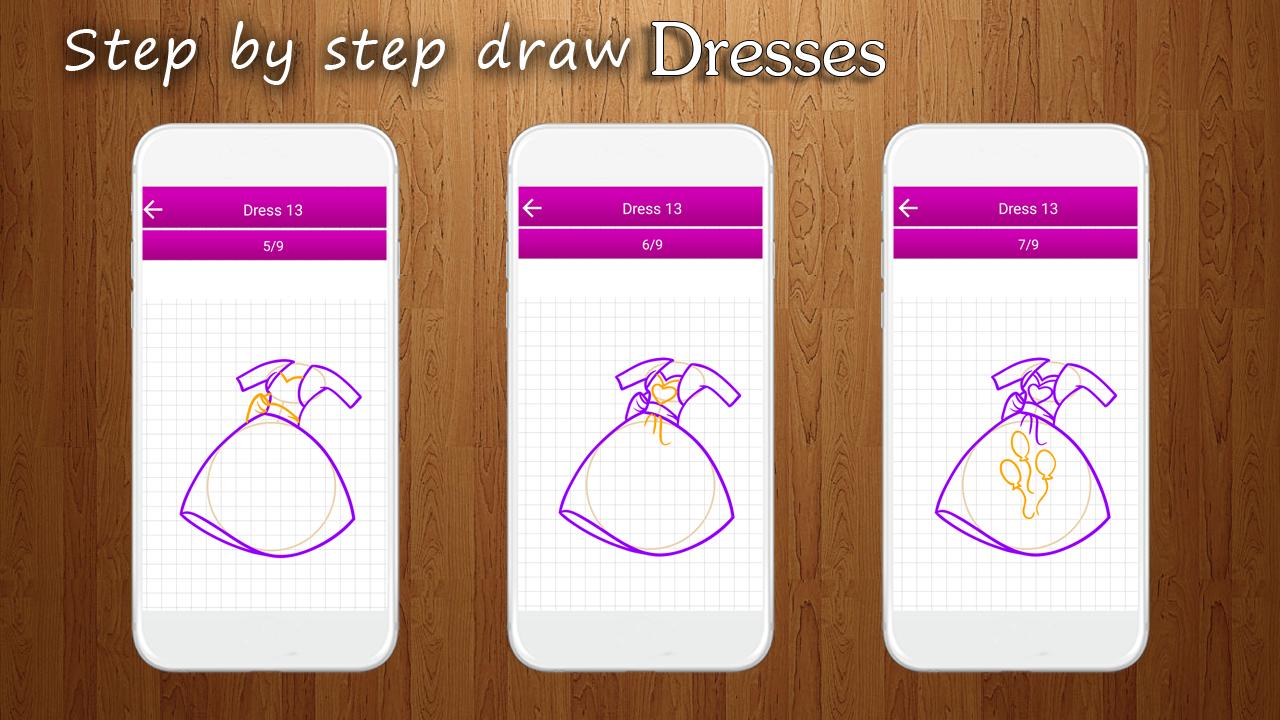 How to Draw Dresses