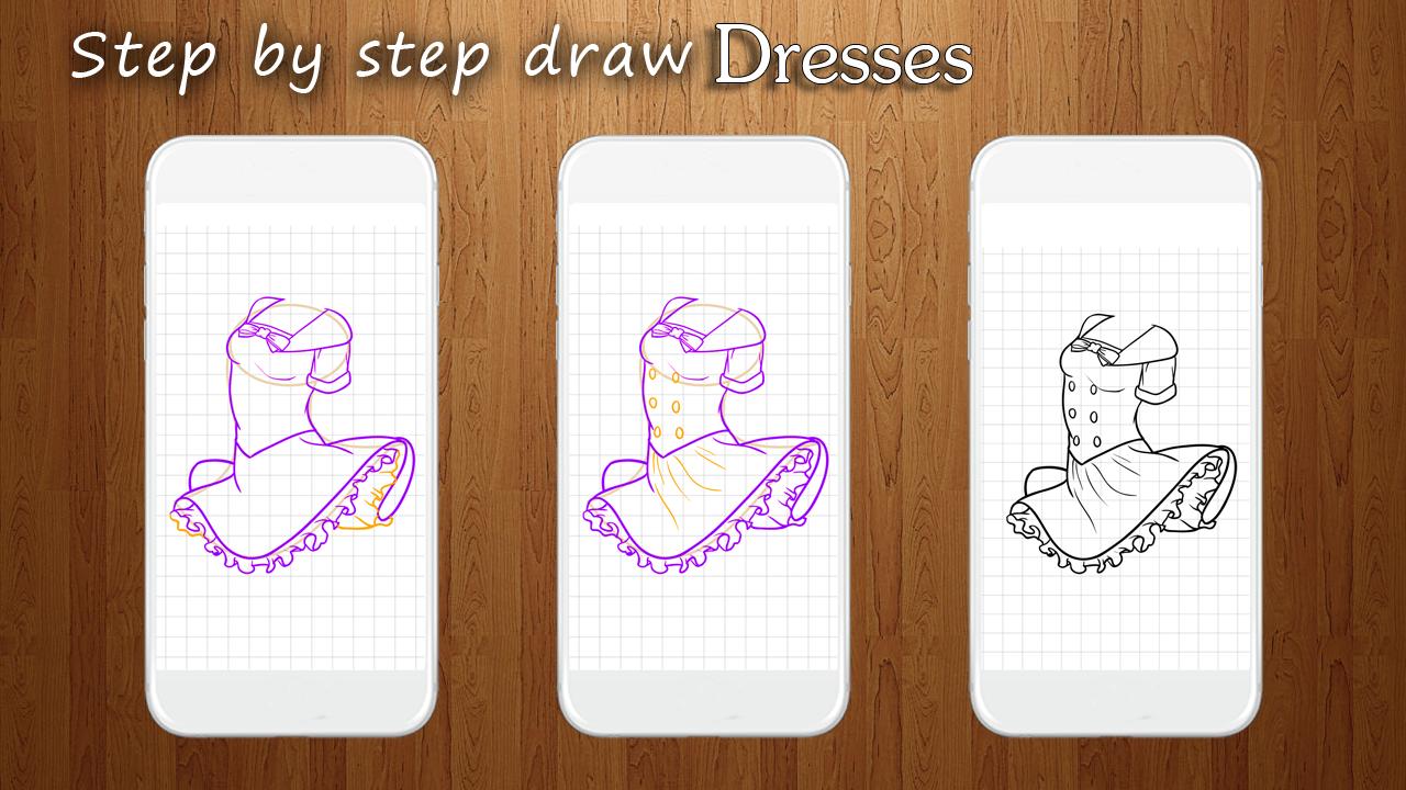 How to Draw Dresses