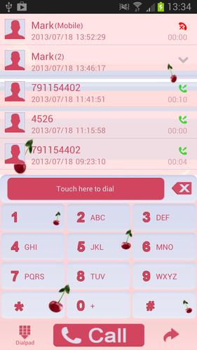 Cherries Theme for GO Contacts