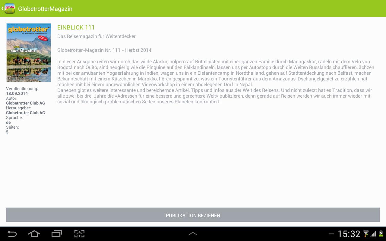 Globetrotter Magazin