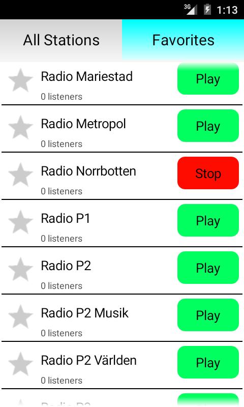 Swedish Radio Online