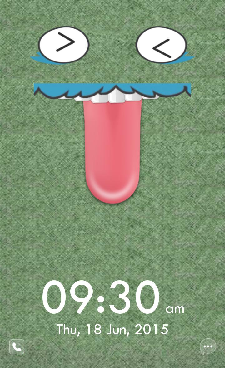 Funny Face Lock Screen 2