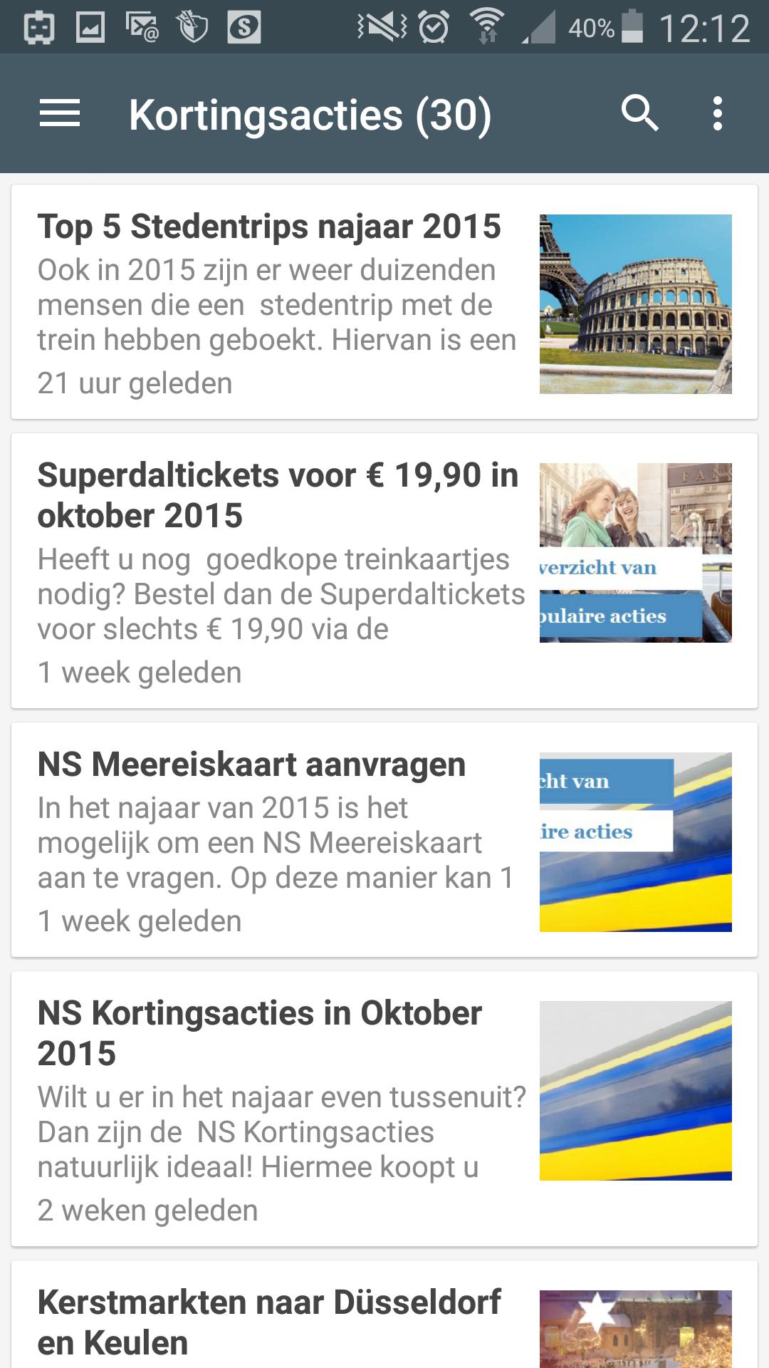 Goedkoop treinkaartje