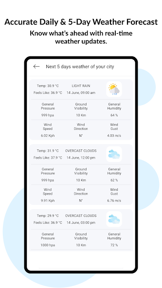 Weather & Room Temperature App
