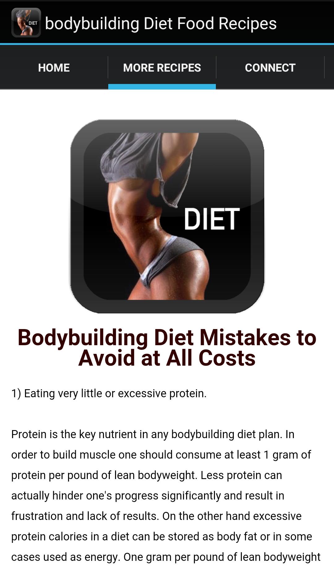 Bodybuilding Diet Food Recipes