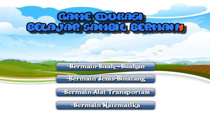 Game Edukasi Belajar & Bermain