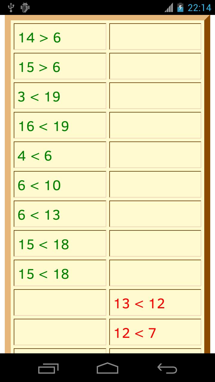 Greater Than or Less Than ?