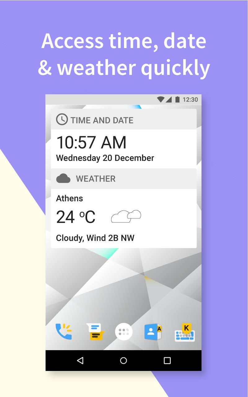 Katsuna Homescreen widget