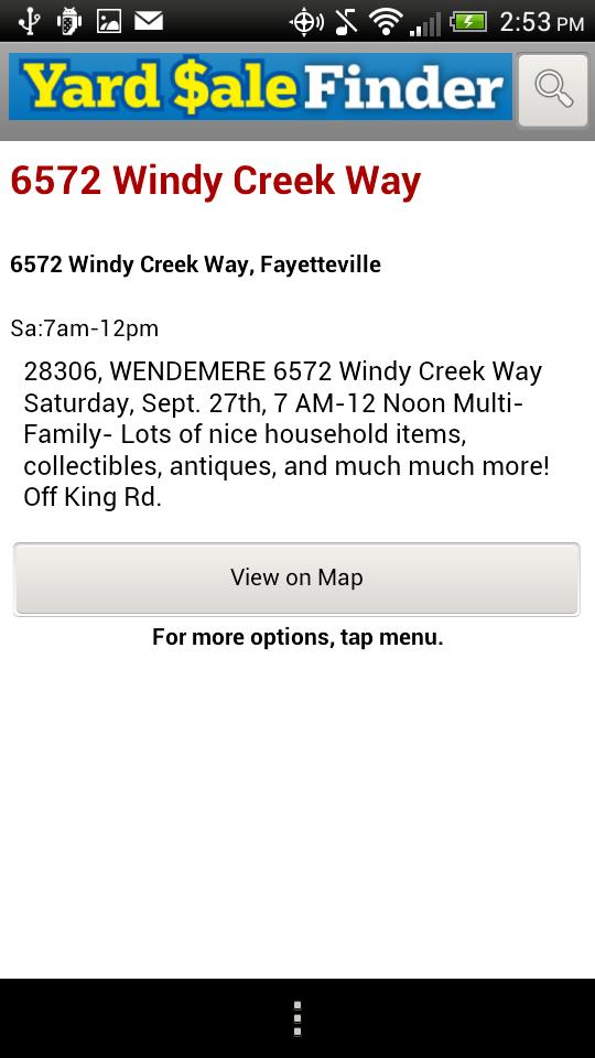 Fayetteville Yard Sales