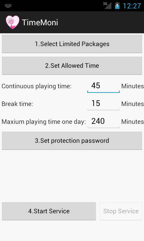 TimeMoni - Limit gaming time