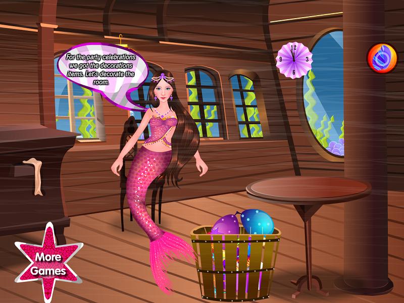 Mermaid party games for girls