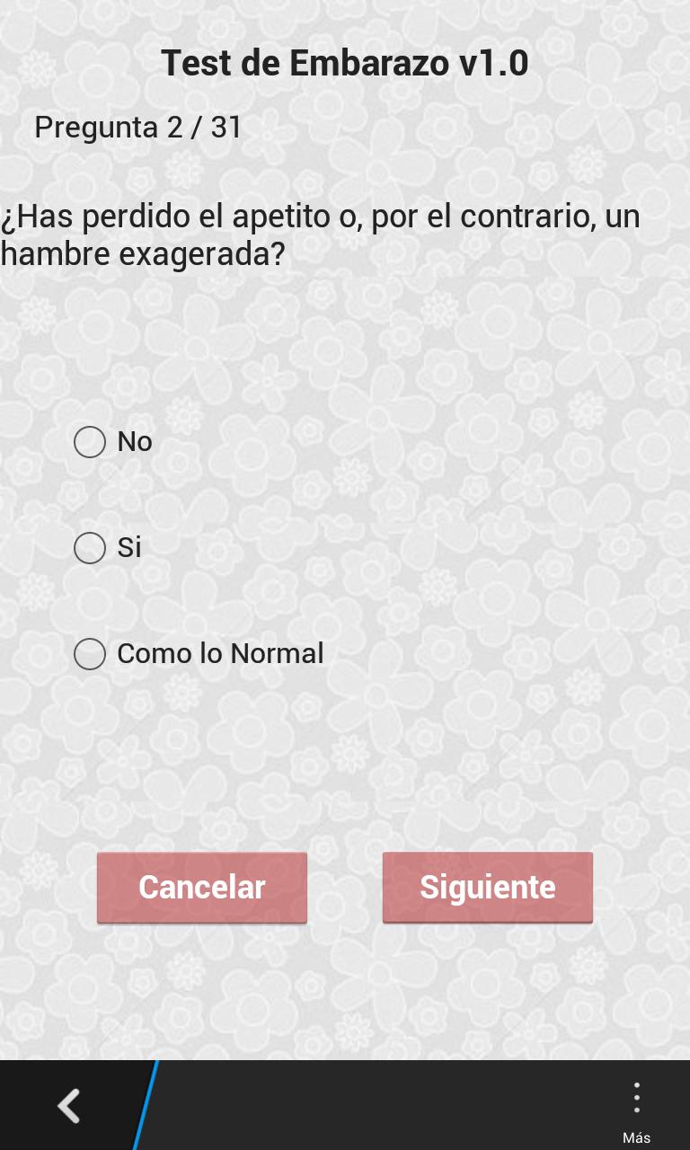 Prueba de Embarazo (FREE)