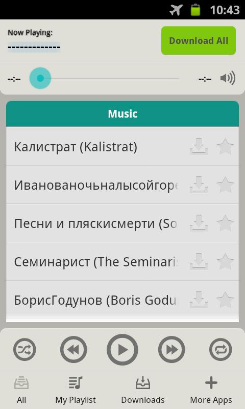 Modest Mussorgsky Music Works