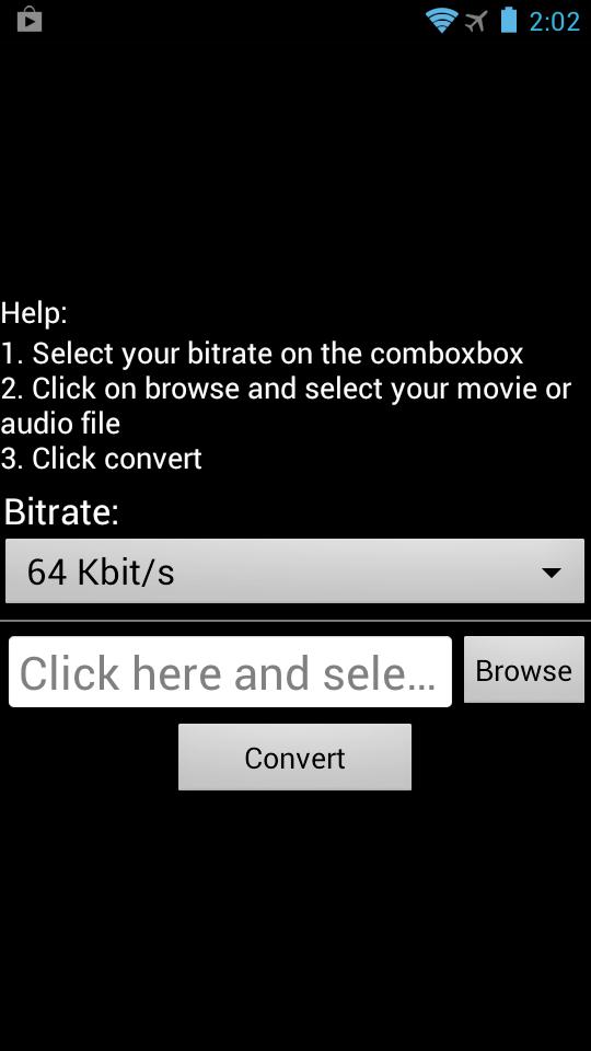 Video or Audio to ogg