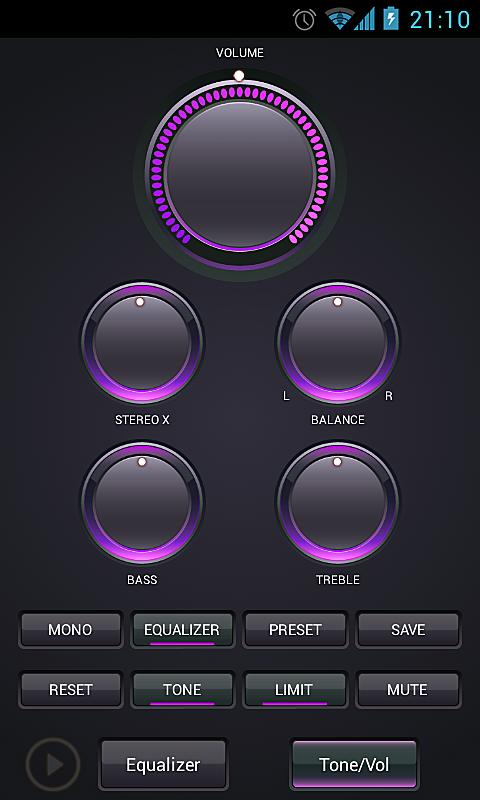 Poweramp skin audioplayer pink
