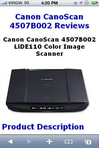 Color Scanner 4507B002 Reviews