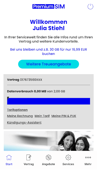PremiumSIM Servicewelt