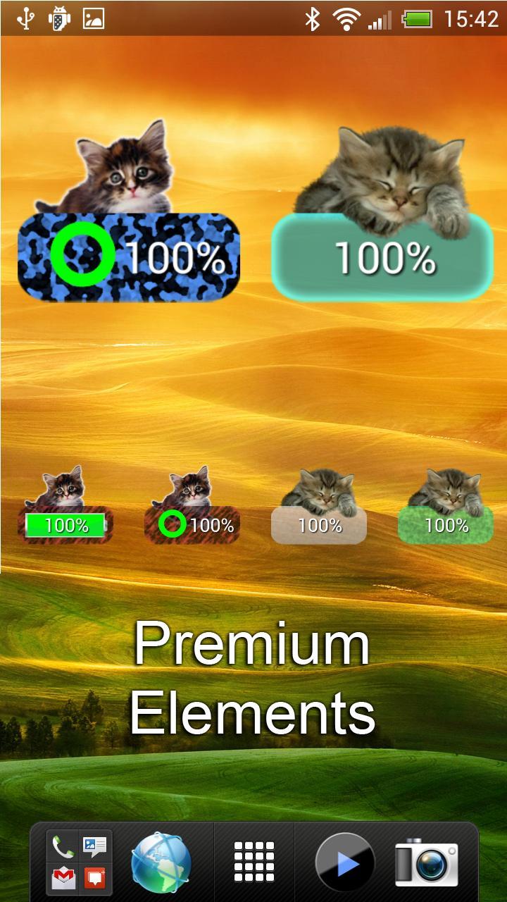 Kitten Battery Widget Lite