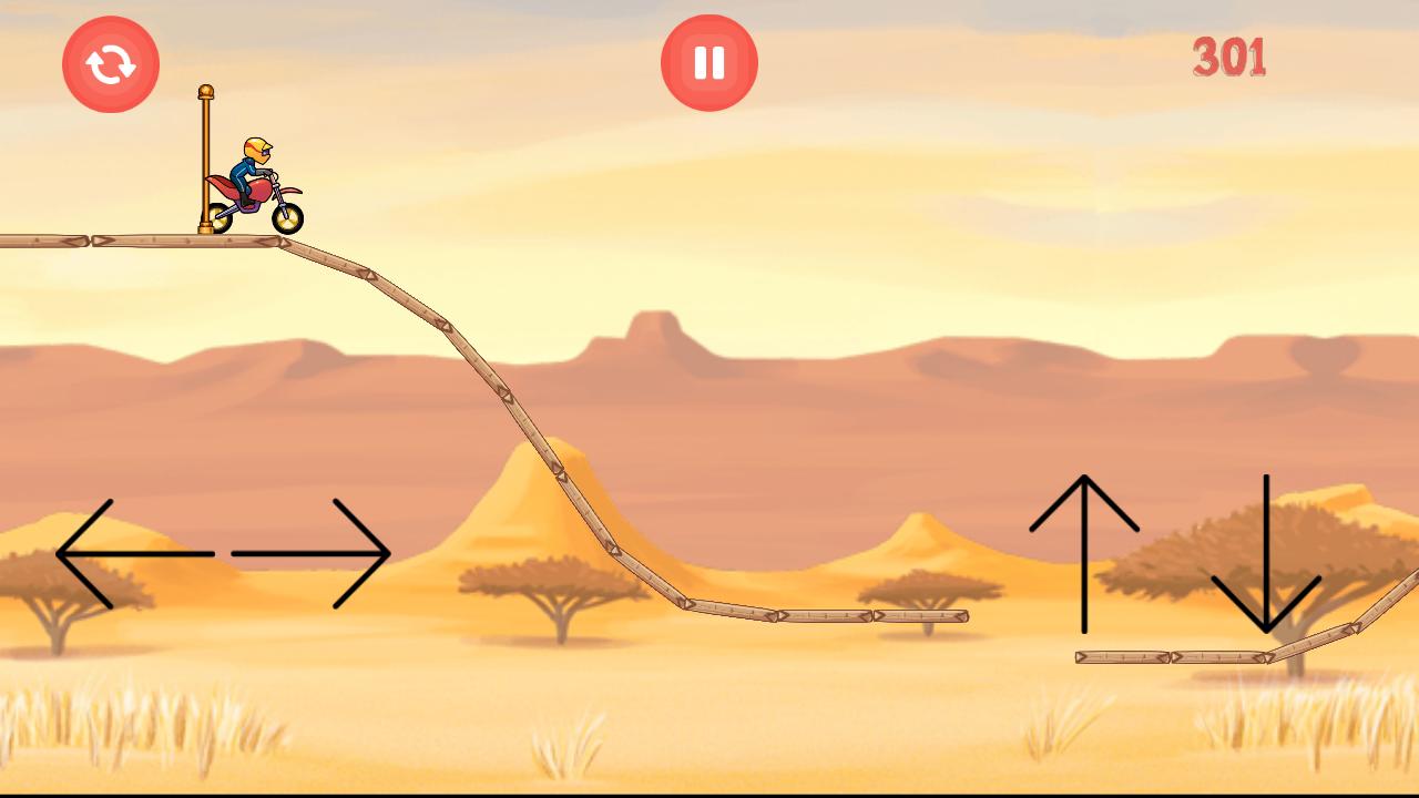 Desert Motocross - racing game