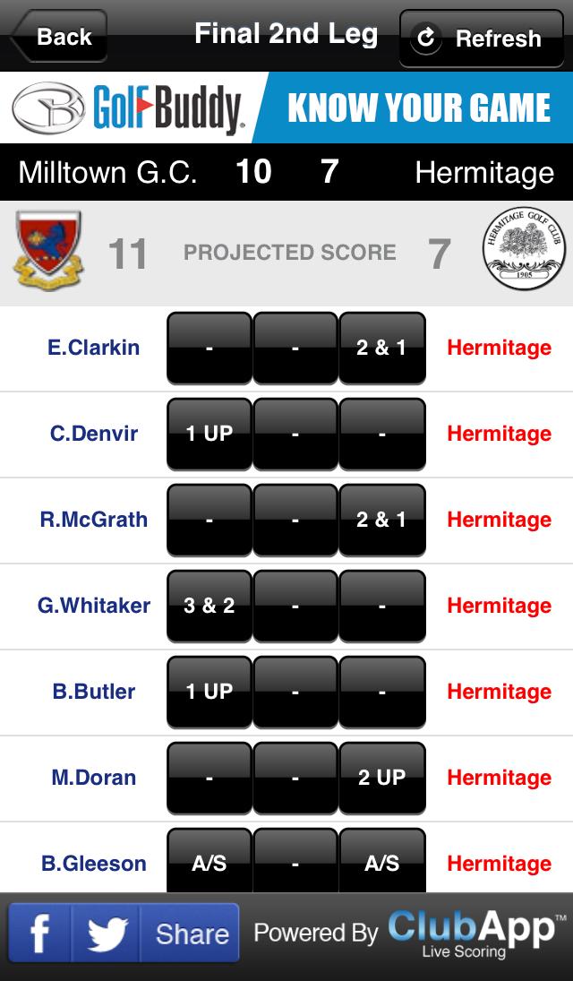 ClubApp Live Scoring
