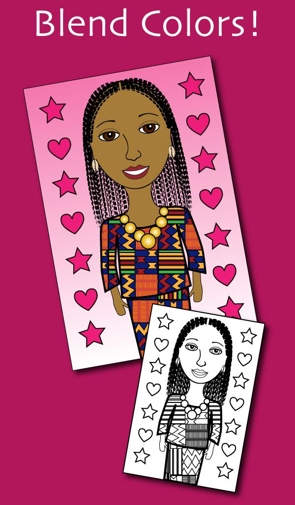 World Princess Coloring Book