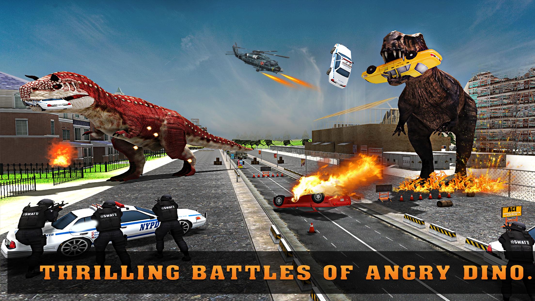 Real Dinosaur City Attack Sim