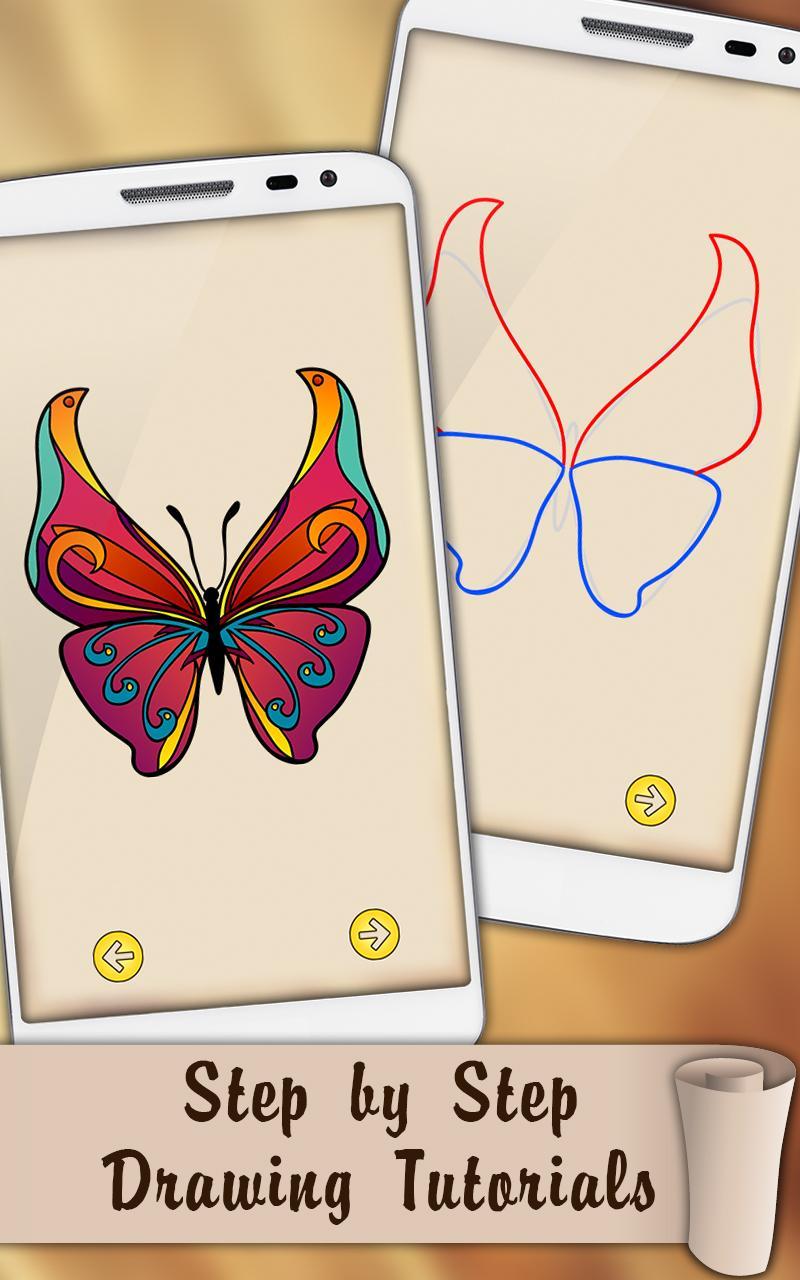 Draw Butterflies