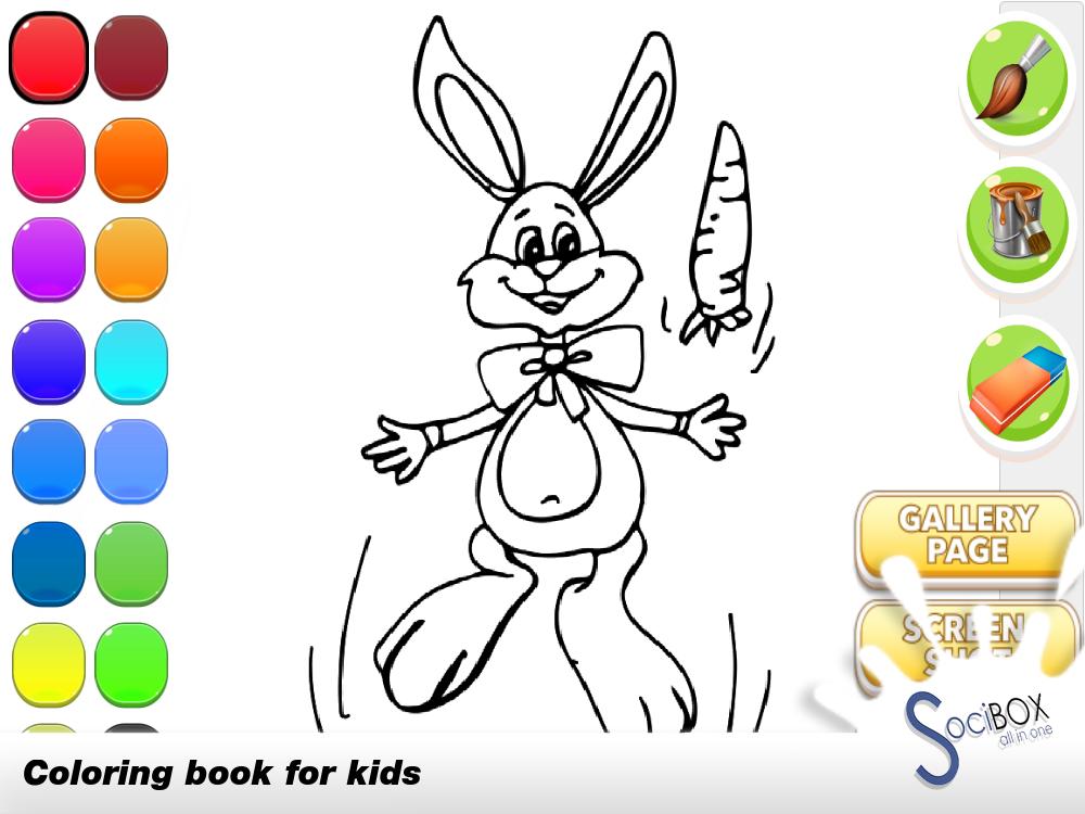 Rabbit Coloring Book