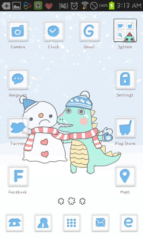 YongYongSnowman launcher theme