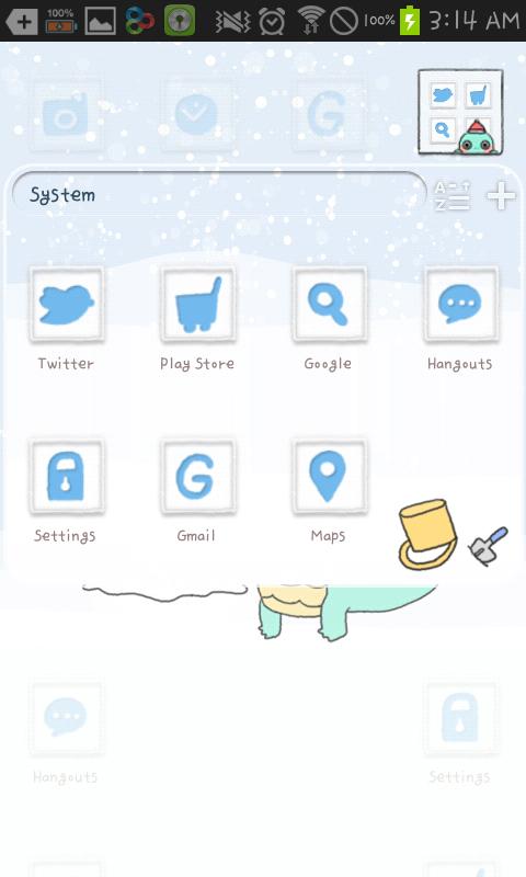 YongYongSnowman launcher theme