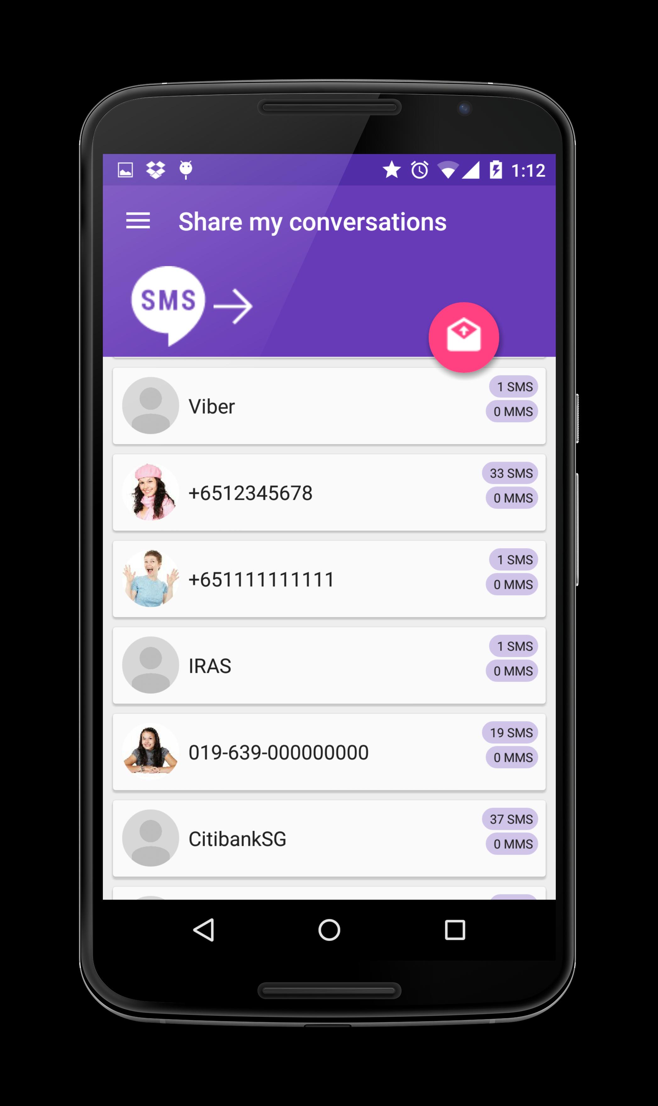 SMS/MMS & Call Logs to Email