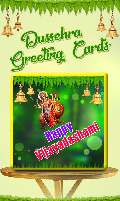 Dussehra Greetings Cards Maker