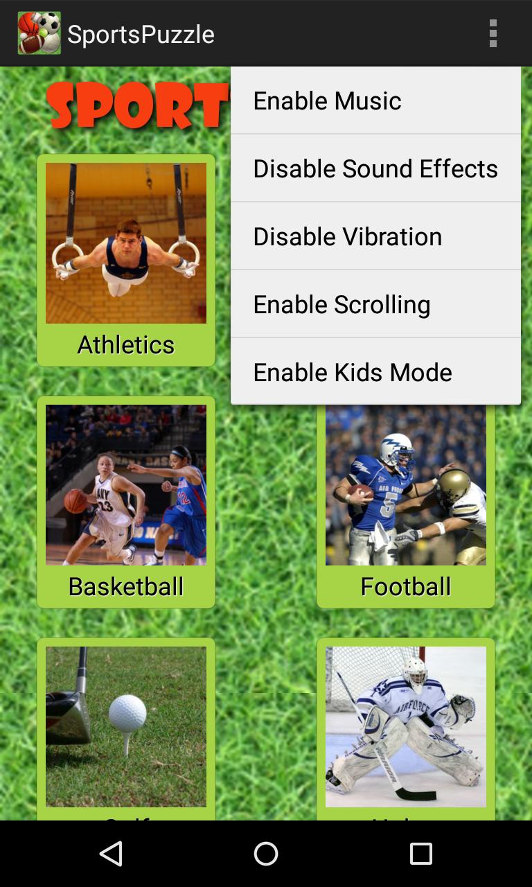 Sports Puzzle Free