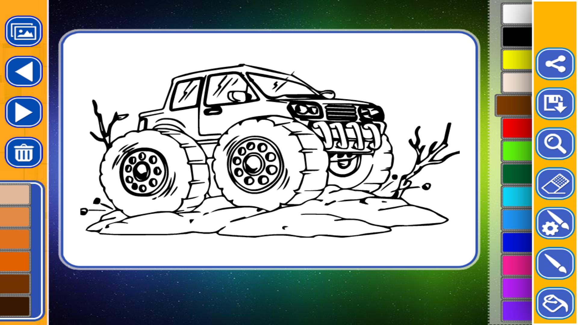 Monster Truck Coloring