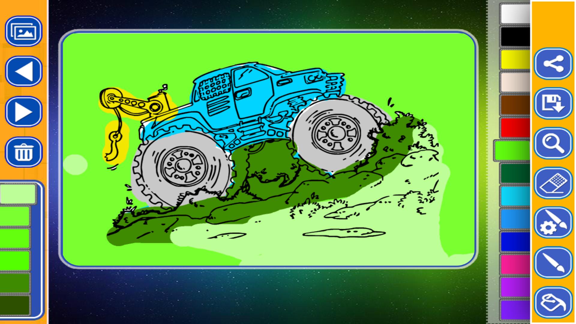 Monster Truck Coloring