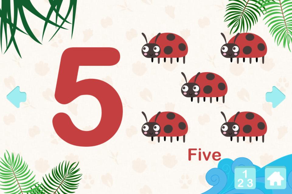 123 Numbers: Animals