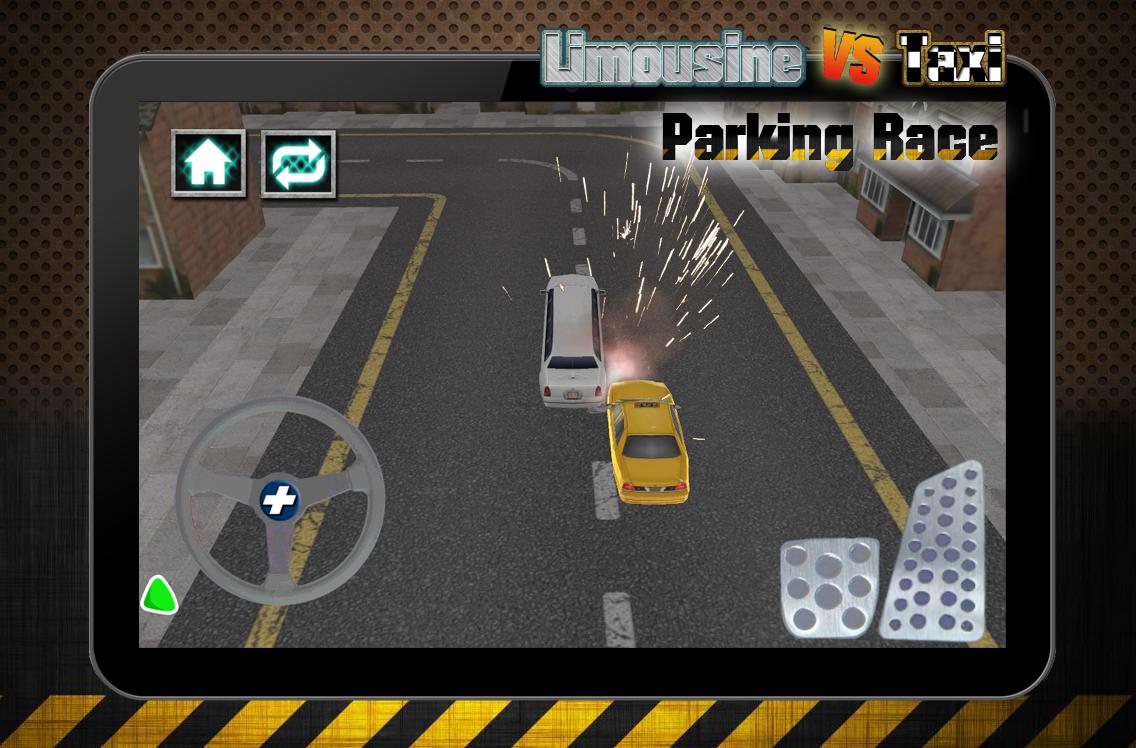 Limousine VS Taxi Parking Race
