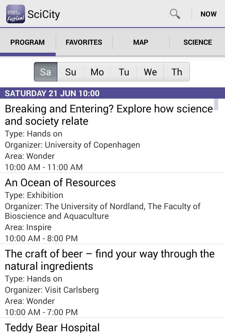 SciCity - Science in the City