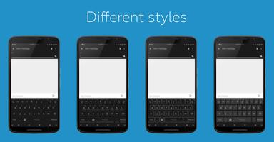 Flat Style Colored Keyboard